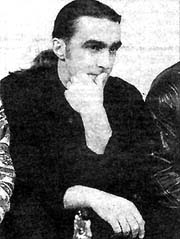 Вячеслав Бутусов 1994 год черно-белое фото