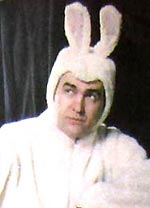 Бутусов в костюме зайца