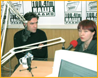 Вячеслав Бутусов в студии Нашего Радио, Екатеринбург