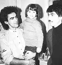 В. Бутусов, Д. Умецкий и Аня Бутусова